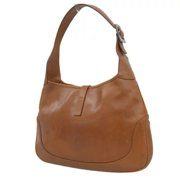 Gucci Jackie Hobo Bag Brown Leather One Shoulder